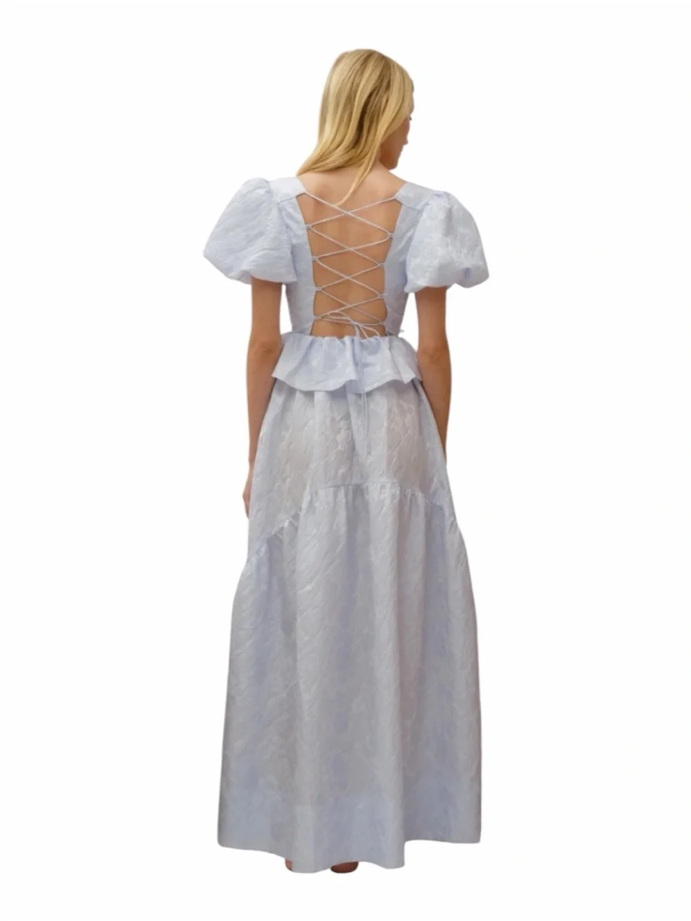 Allina Liu Edessa Jacquard Dress Size M - Picture 3 of 9